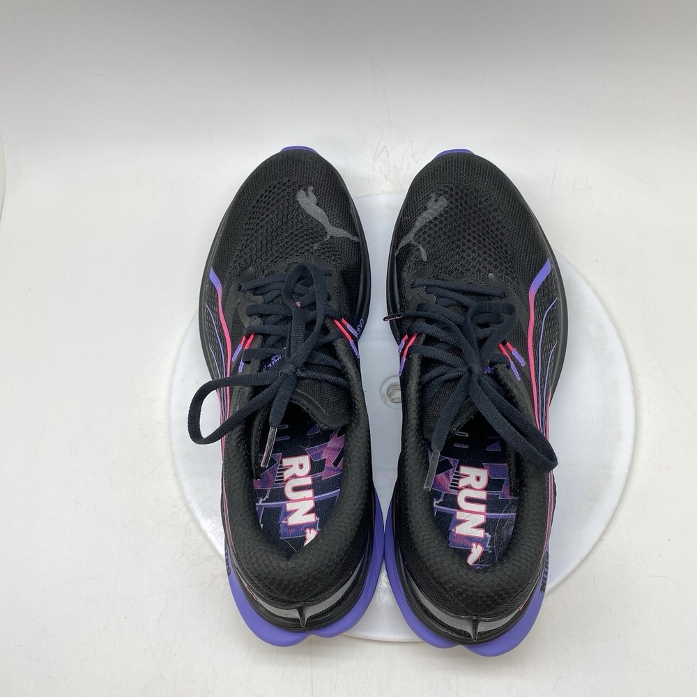Puma Shoes Mens 9.5 Deviate Nitro TM 3 Dt DigiTokyo Black Running 312367-01 - Picture 5 of 10